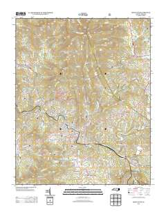 Spruce Pine 2013 topographic map thumbnail