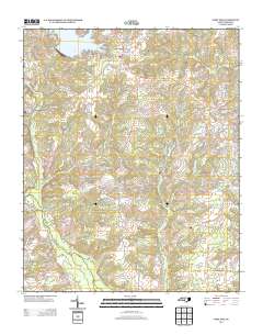 West End 2013 topographic map thumbnail