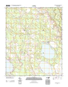 White Lake 2013 topographic map thumbnail