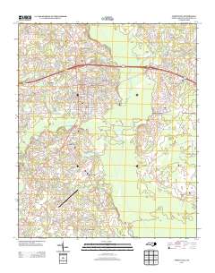 Whiteville 2013 topographic map thumbnail