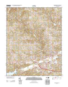 Wilkesboro 2013 topographic map thumbnail
