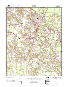 Williamston 2013 topographic map thumbnail