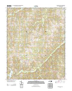 Yanceyville 2013 topographic map thumbnail