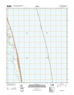 Pea Island 2013 topographic map thumbnail