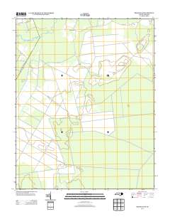 Creswell SE 2013 topographic map thumbnail