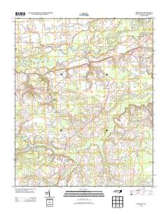 Deep Run 2013 topographic map thumbnail