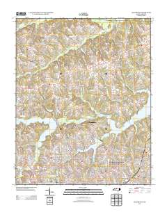 Lake Brandt 2013 topographic map thumbnail