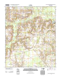 Newton Grove North 2013 topographic map thumbnail