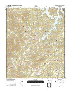 Persimmon Creek 2013 topographic map thumbnail