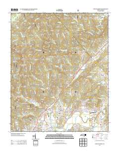 Pisgah Forest 2013 topographic map thumbnail
