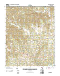 Purlear 2013 topographic map thumbnail