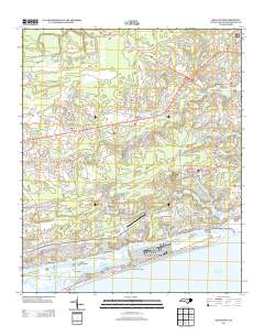Shallotte 2013 topographic map thumbnail