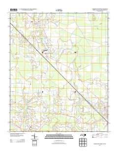 Tabor City West 2013 topographic map thumbnail