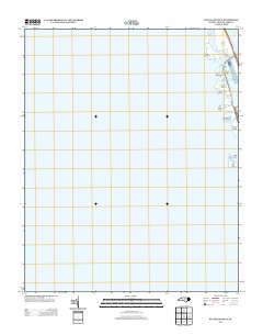 Pea Island OE W 2013 topographic map thumbnail