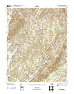 Grist Mountain 2013 topographic map thumbnail