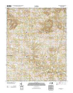 Hiddenite 2013 topographic map thumbnail