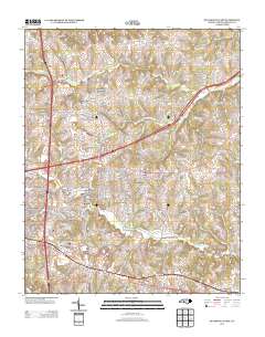 Statesville East 2013 topographic map thumbnail