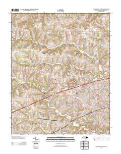 Statesville West 2013 topographic map thumbnail