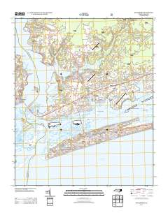 Swansboro 2013 topographic map thumbnail