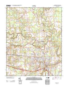 Tarboro 2013 topographic map thumbnail