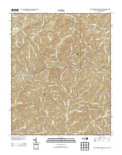 Thunderhead Mountain 2013 topographic map thumbnail