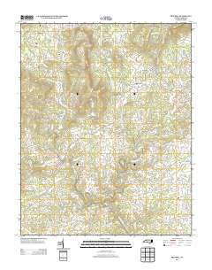 Traphill 2013 topographic map thumbnail