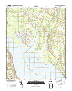 Upper Broad Creek 2013 topographic map thumbnail