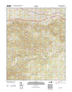 Valdese 2013 topographic map thumbnail