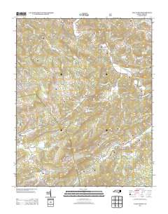 Valle Crucis 2013 topographic map thumbnail