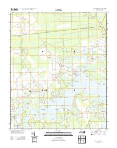 Vandemere 2013 topographic map thumbnail