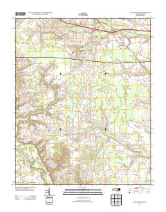 Walstonburg 2013 topographic map thumbnail