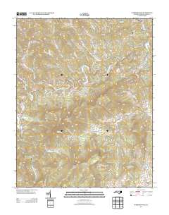 Warrensville 2013 topographic map thumbnail