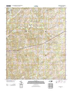 Waxhaw 2013 topographic map thumbnail