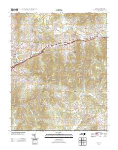 Oteen 2013 topographic map thumbnail