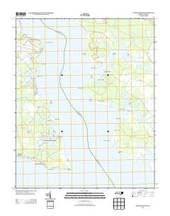Pamlico Beach 2013 topographic map thumbnail