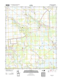 Pantego 2013 topographic map thumbnail