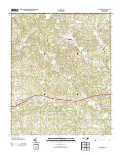 Pea Ridge 2013 topographic map thumbnail