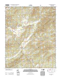 Peachtree 2013 topographic map thumbnail