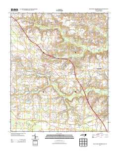 Peacocks Crossroads 2013 topographic map thumbnail
