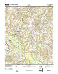 Pinebluff 2013 topographic map thumbnail