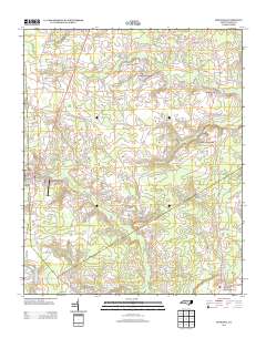 Pink Hill 2013 topographic map thumbnail
