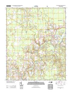 Pollocksville 2013 topographic map thumbnail