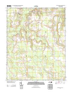 Powellsville 2013 topographic map thumbnail