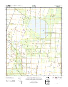 Pungo Lake 2013 topographic map thumbnail