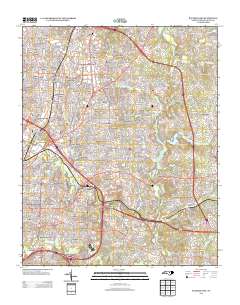 Raleigh East 2013 topographic map thumbnail