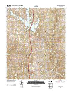 Randleman 2013 topographic map thumbnail