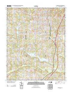 Reidsville 2013 topographic map thumbnail
