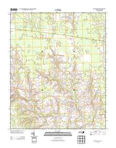 Richlands 2013 topographic map thumbnail