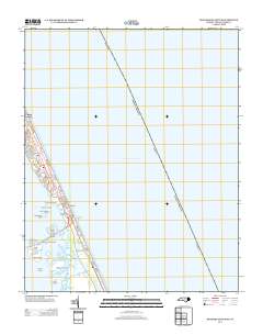 Roanoke Island NE 2013 topographic map thumbnail