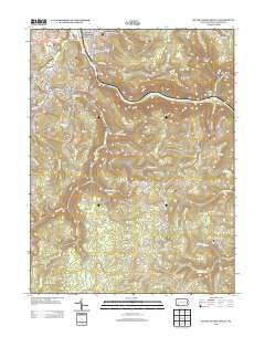 South Connellsville 2013 topographic map thumbnail